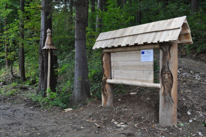 Turistické tabule a rozcestníky