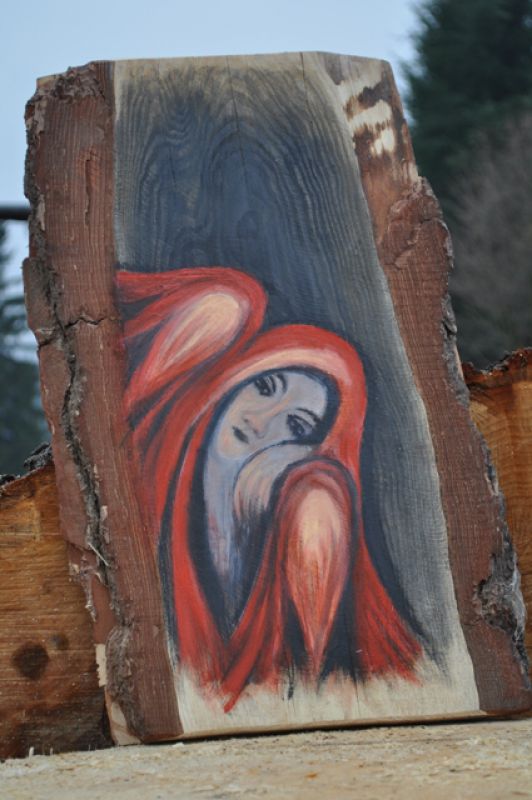 Malba na dřevo