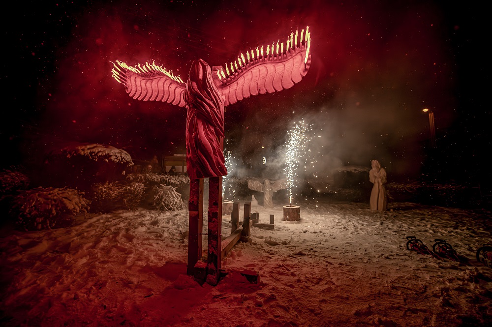 Řezbářská show ANGEL WINGS