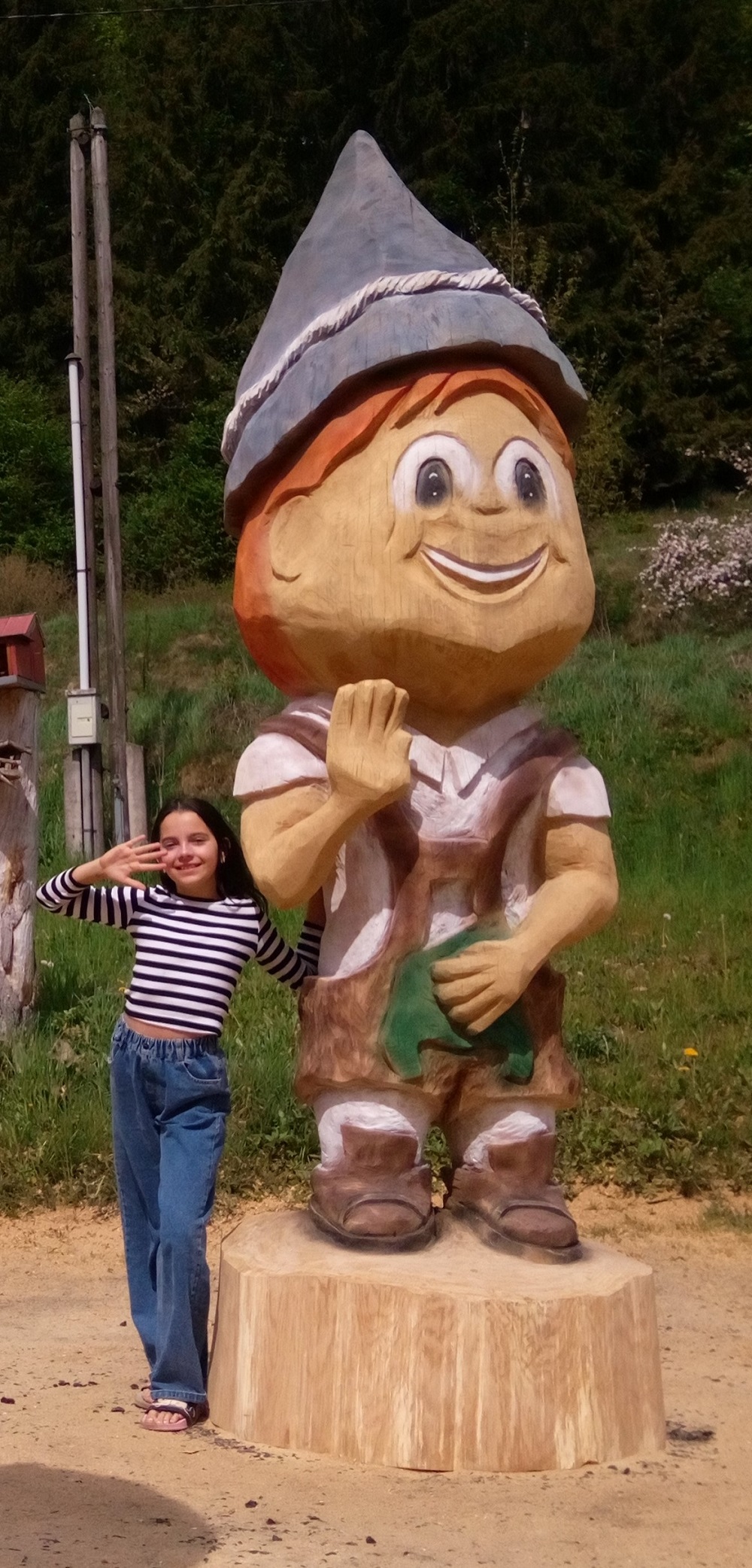 Maskoti do skiareálu v Innsbrucku
